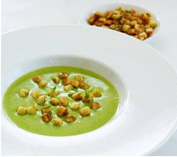 Thomas keller pea soup