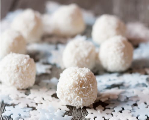 Coconut White Chocolate Truffle Recipe