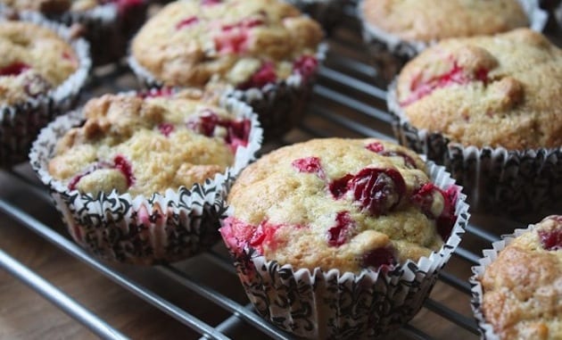 Cranberry orange & walnut muffin recipe