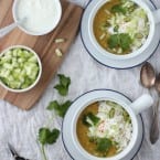 Stewed Lentils with Cucumbers and yogurt Recipe