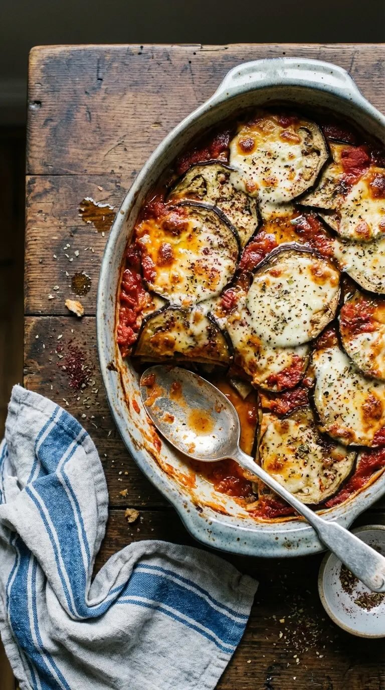Pain sumac, aubergines et mozzarella