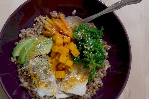 Whole Grain Vegetable Bowl Recipe