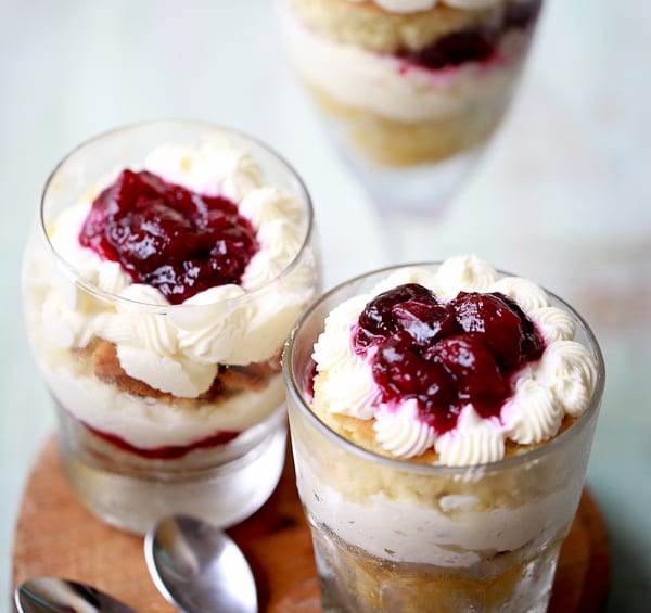 Creamy Cherry and Mascarpone Trifle Recipe