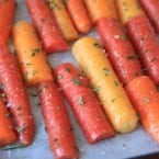 Roasted Honey & Rosemary Carrots Recipe