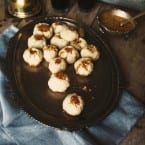 Tahini Thumbprint Cookies with Sesame Caramel Recipe