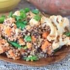 Sweet Potato Quinoa Salad with Spicy Peanut Sauce Recipe