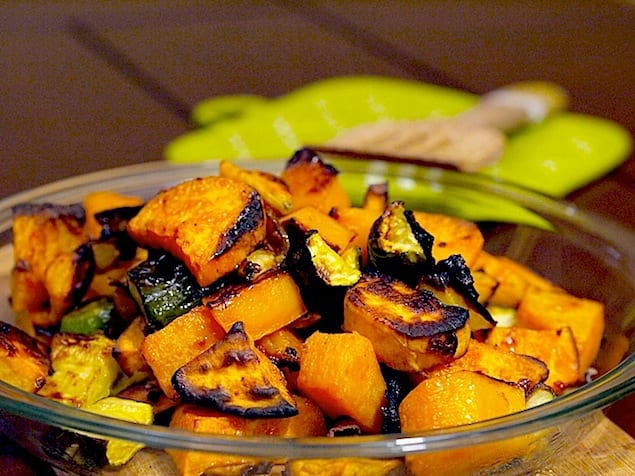 garlic maple roasted vegetables recipe