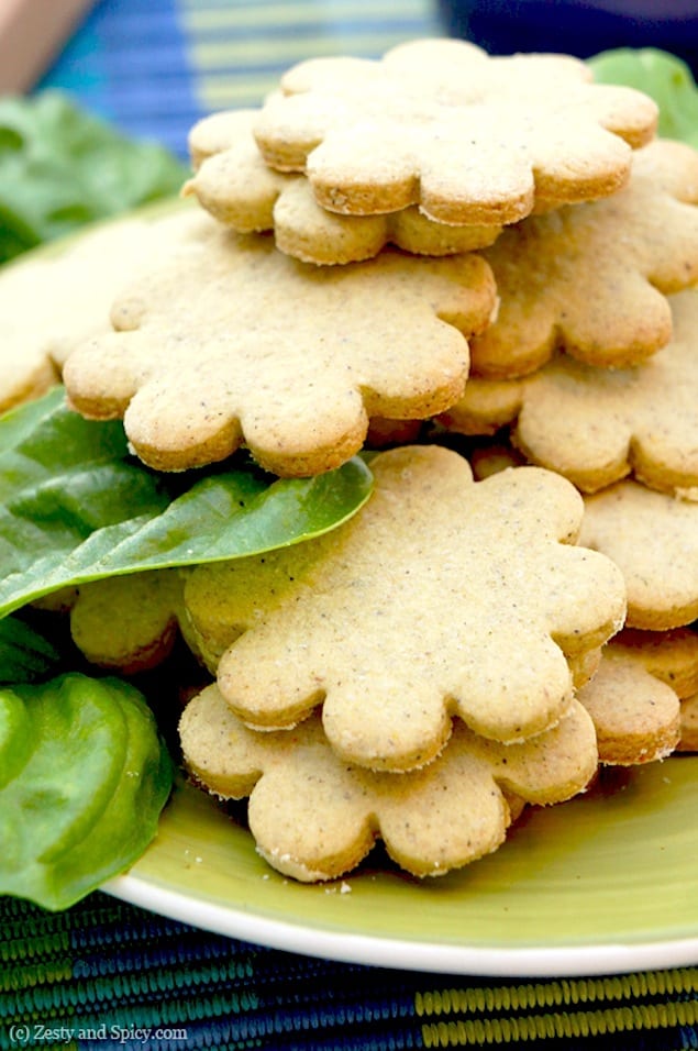 basil tea cookies gluten free recipe