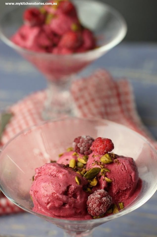 vegan raspberry coconut ice cream recipe