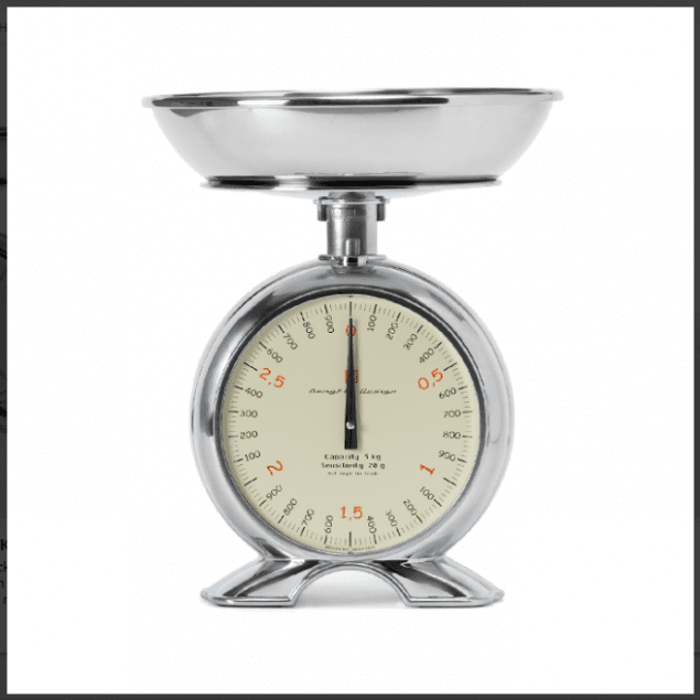 Retro Kitchen Scale