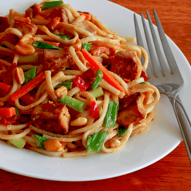 thai noodles peanut butter spicy recipe