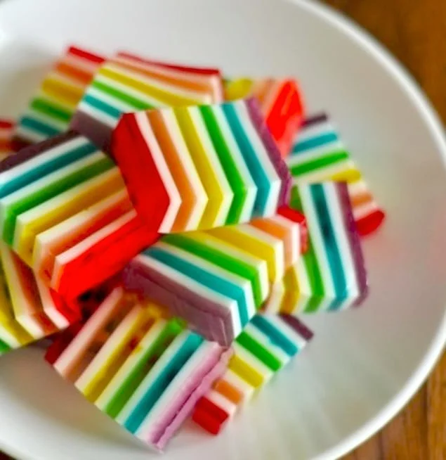 rainbow-jello