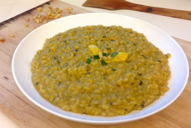 Brown Rice Pumpkin Risotto with Pine Nut Butter 2