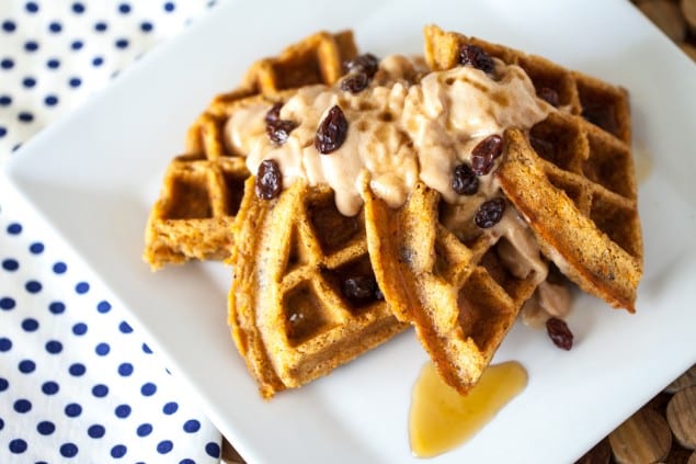 Carrot Cake Waffles