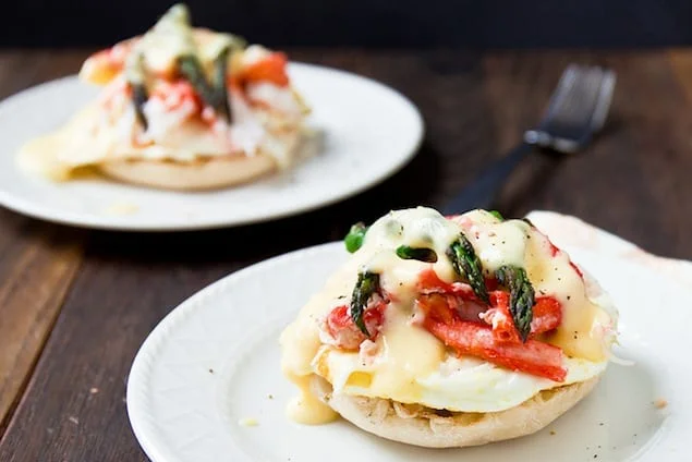 Waffle Eggs Benedict with Prosciutto - Daily Ciabatta