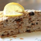 Honey Cake With Prunes And Walnuts