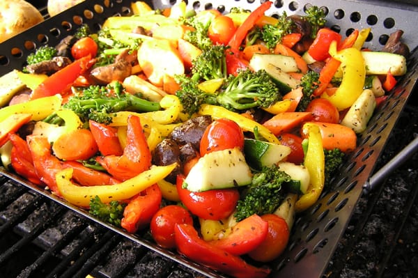 grill veggies
