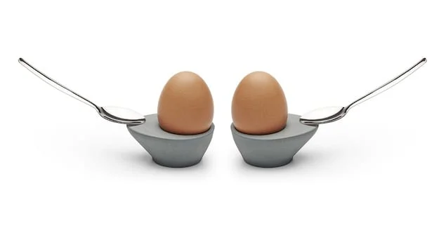 Egg Cup Soft Boiled Egg Server  Green 