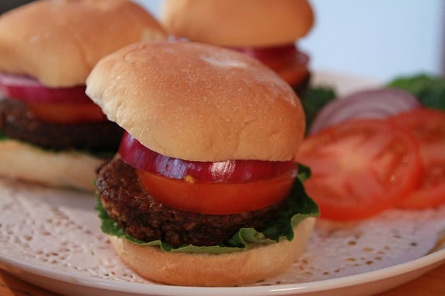 You can make these mini-burgers for appys or an entree size.( Image Credit: Spork Foods)