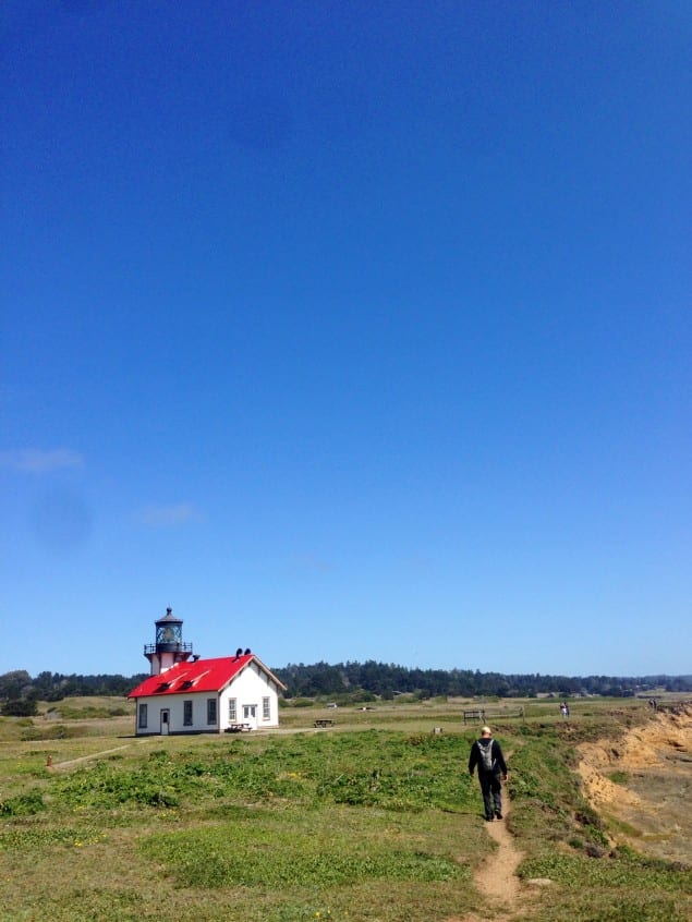 Juicy Peach Weekender Mendocino Point Cabrillo Lighthouse