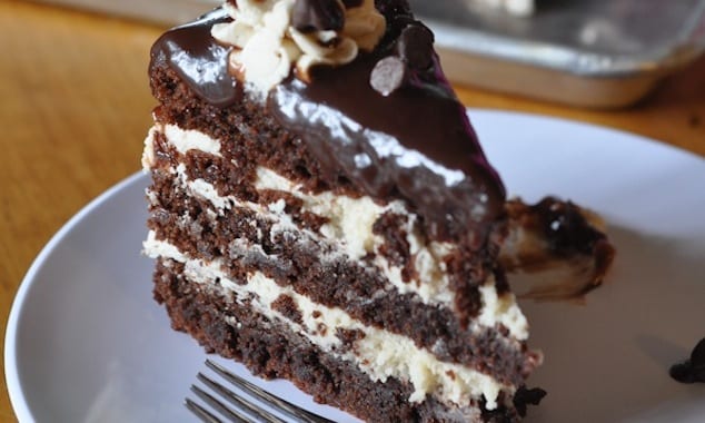 Cookie Dough Brownie Cake