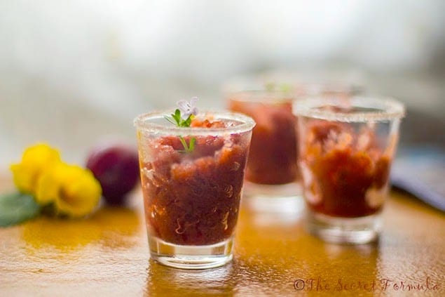 Plum Panna Granita