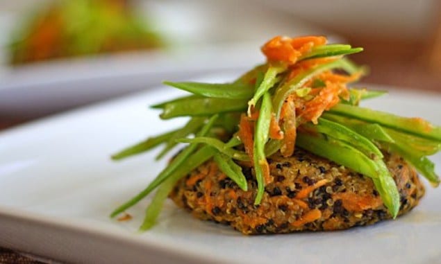 quinoa_sweet_potato_burgers_with_snow_pea_slaw