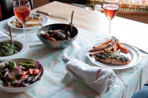 A Match Made in Heaven — Baked Salmon with Basil Chimichurri and Rioja