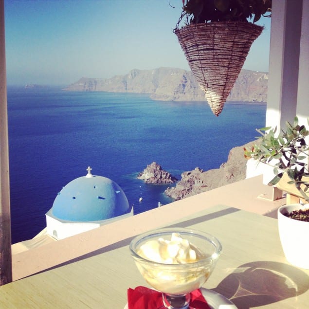 Greek Yogurt with a view