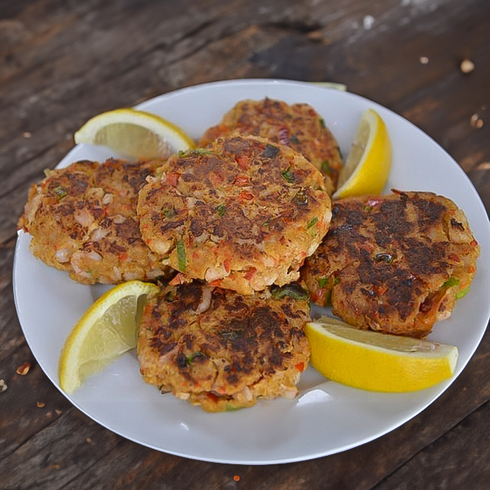 Oregon Bay Shrimp Cakes