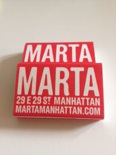 Marta matches