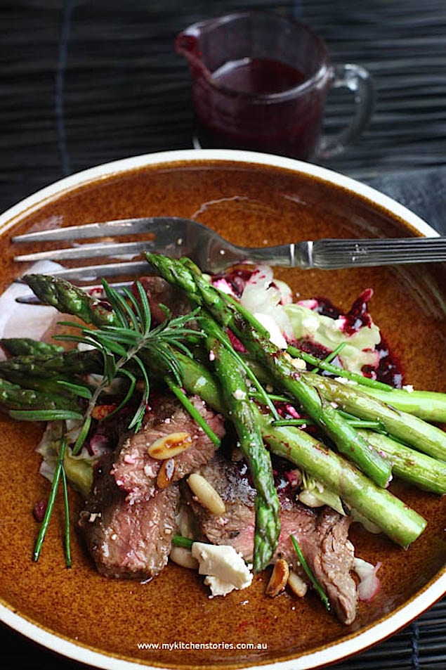 Asparagus-and-lamb-salad