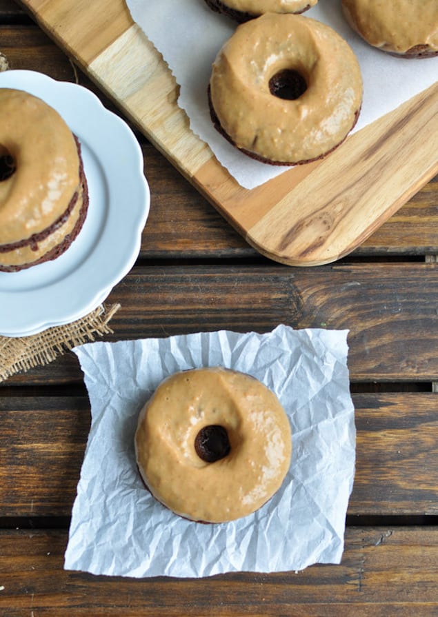 Chocolate-Donut-with-Peanut-Butter-Glaze-2