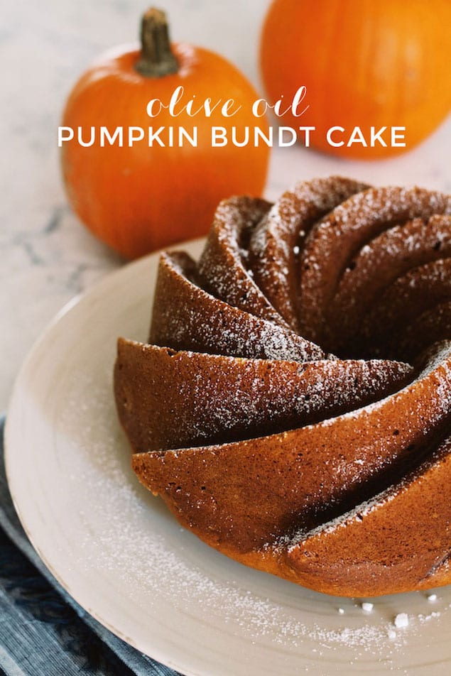 A Bite of Fall: Pumpkin Olive Oil Bundt Cake