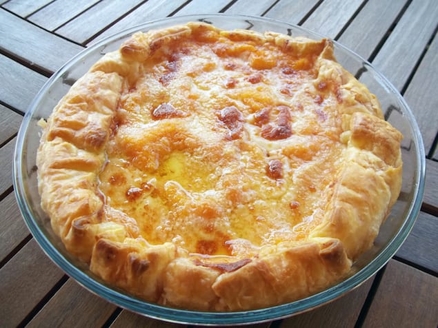 potato pumpkin tart pastry