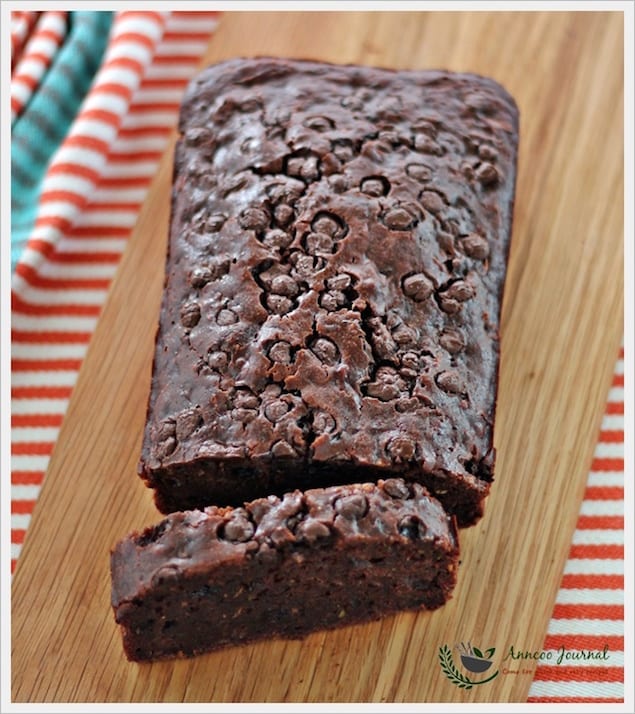 choc & yogurt zucchini bread 065