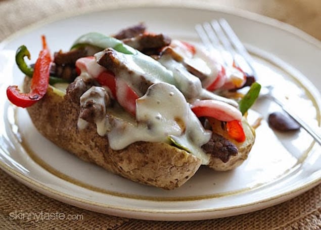 Quick-Philly-Cheesesteak-Baked-Potato