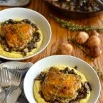 Braised Chicken Polenta