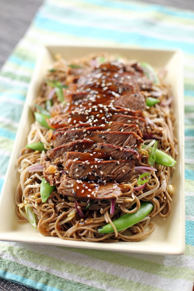 Teriyaki Steak and Soba Noodles