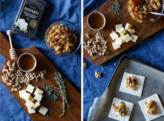 havarti-thyme-pear-walnut-puffed-pastry-bites