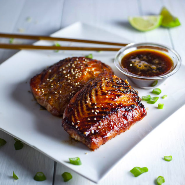 Crispy Garlic-Miso Glazed Salmon - Honest Cooking Recipe