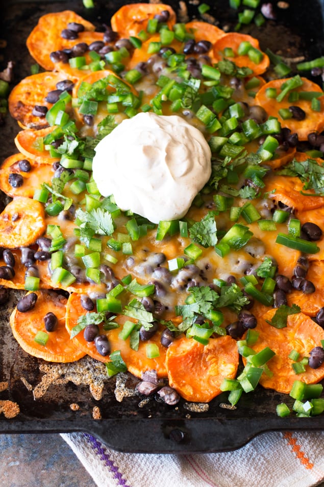 Loaded Sweet Potato Nachos