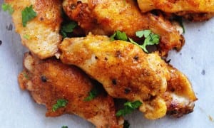 Jerk-Seasoned Chicken Wings with Mango