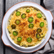 Baked Gruyere and Jalapeño Mac and Cheese