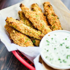 Baked Pickle Fries