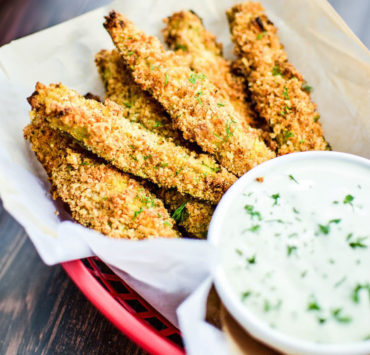 Baked Pickle Fries