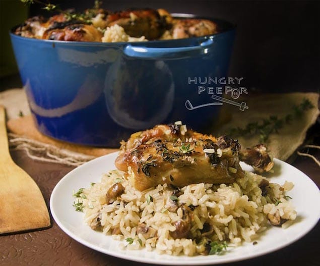 Cast-Iron-Chicken-Mushroom-Rice-2