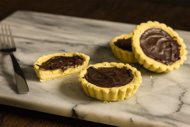 Chocolate and Cheese Tartlets