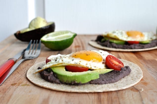 fried-egg-and-black-bean-tacos