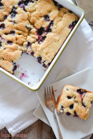 Simple Blueberry-Lemon Cake